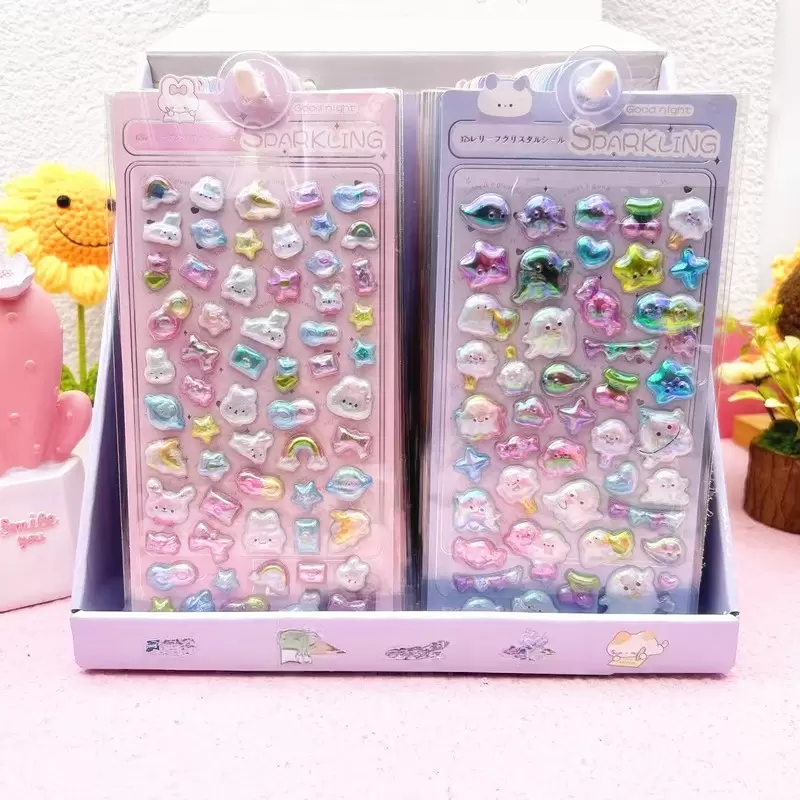 即日出荷 シール 可愛い 立体 泡ステッカー 3Dステッカー DIY 手帳素材 装飾 工芸品 子供のプレゼント